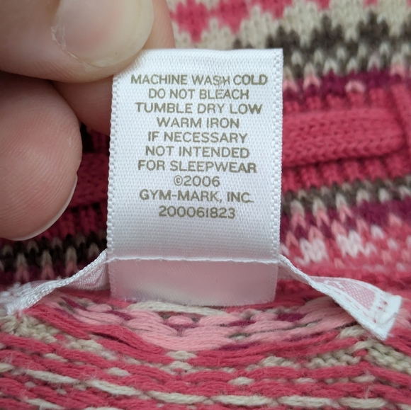 Janie And Jack Fair Isle Sweater Cardigan 6-12m - Picture 5 of 5